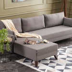 Bella Corner Sofa Left 1 - Cream