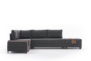 Fly Corner Sofa Bed Left - Brown