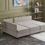 Fly Corner Sofa Bed Left - Brown