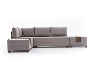 Fly Corner Sofa Bed Left - Brown