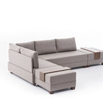 Fly Corner Sofa Bed Left - Brown