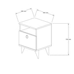 Nightstand Barlo - Sapphire