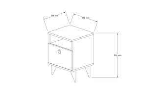 Nightstand Barlo - Sapphire