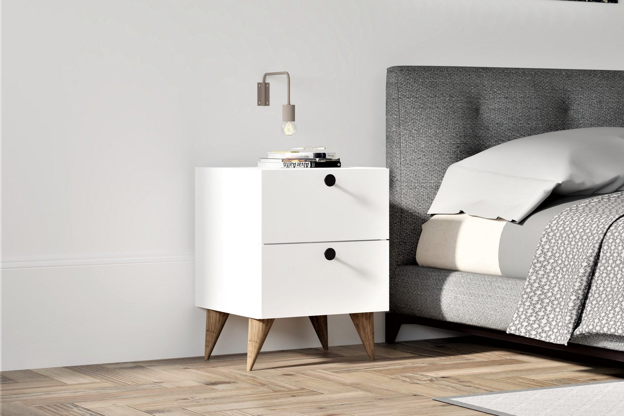 Nightstand Kada - White
