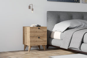 Nightstand Kada - Walnut v2
