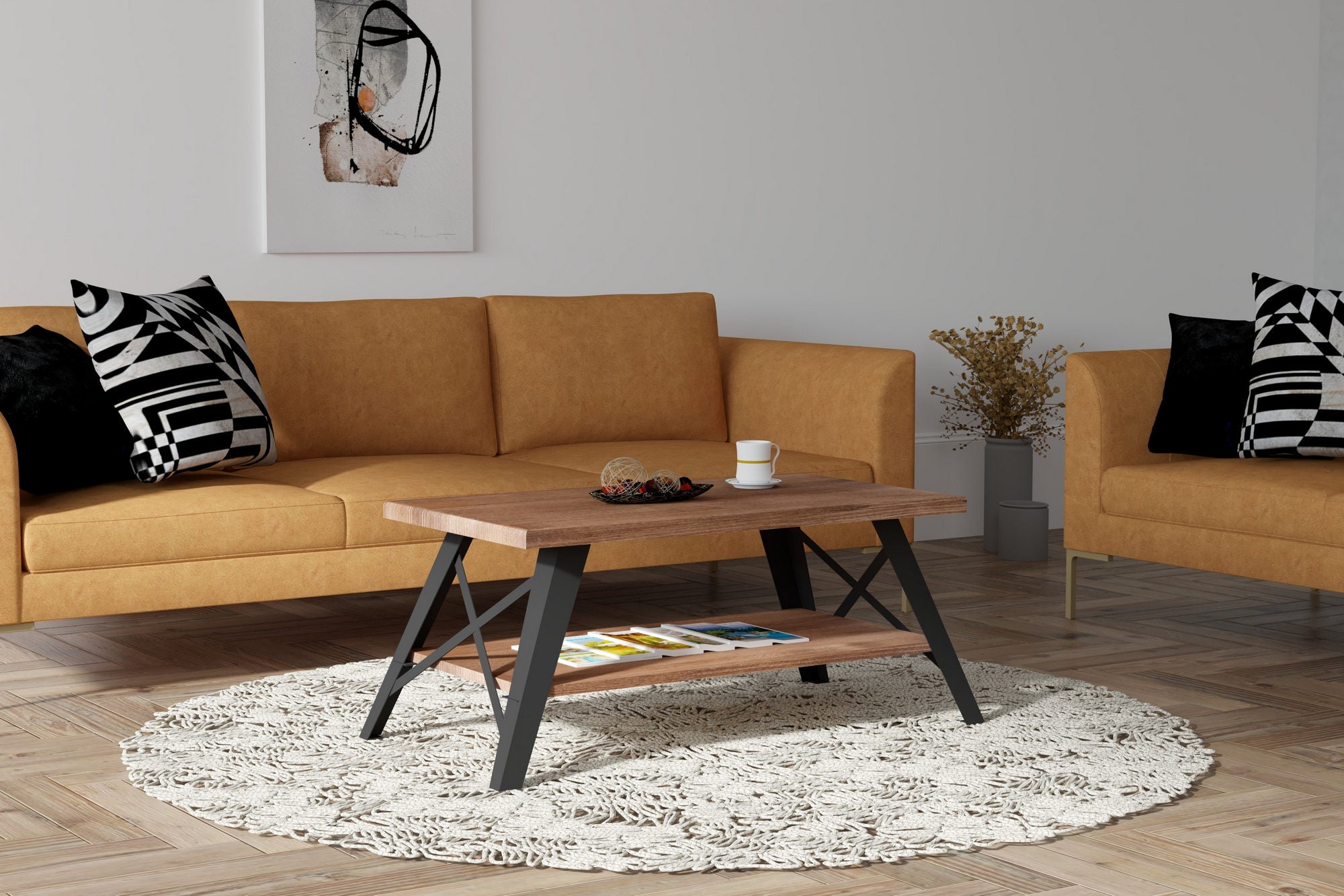 Coffee Table Konik - Walnut