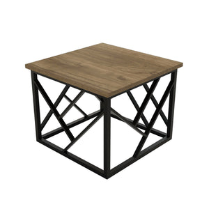 Coffee Table Woda - Walnut, Black