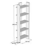 Bookshelf Virba - Walnut