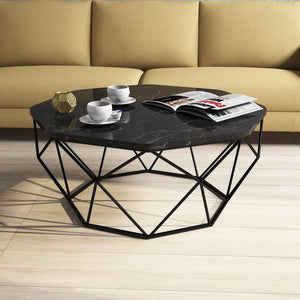 Coffee Table Diamond - Black Marble