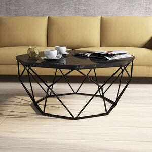 Coffee Table Diamond - Black Marble