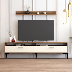 TV Unit Istanbul - Walnut, Cream
