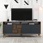 Console Table Milan - Walnut, Anthracite