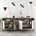Console Table Milan - Walnut, White