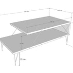 Coffee Table Loire - White