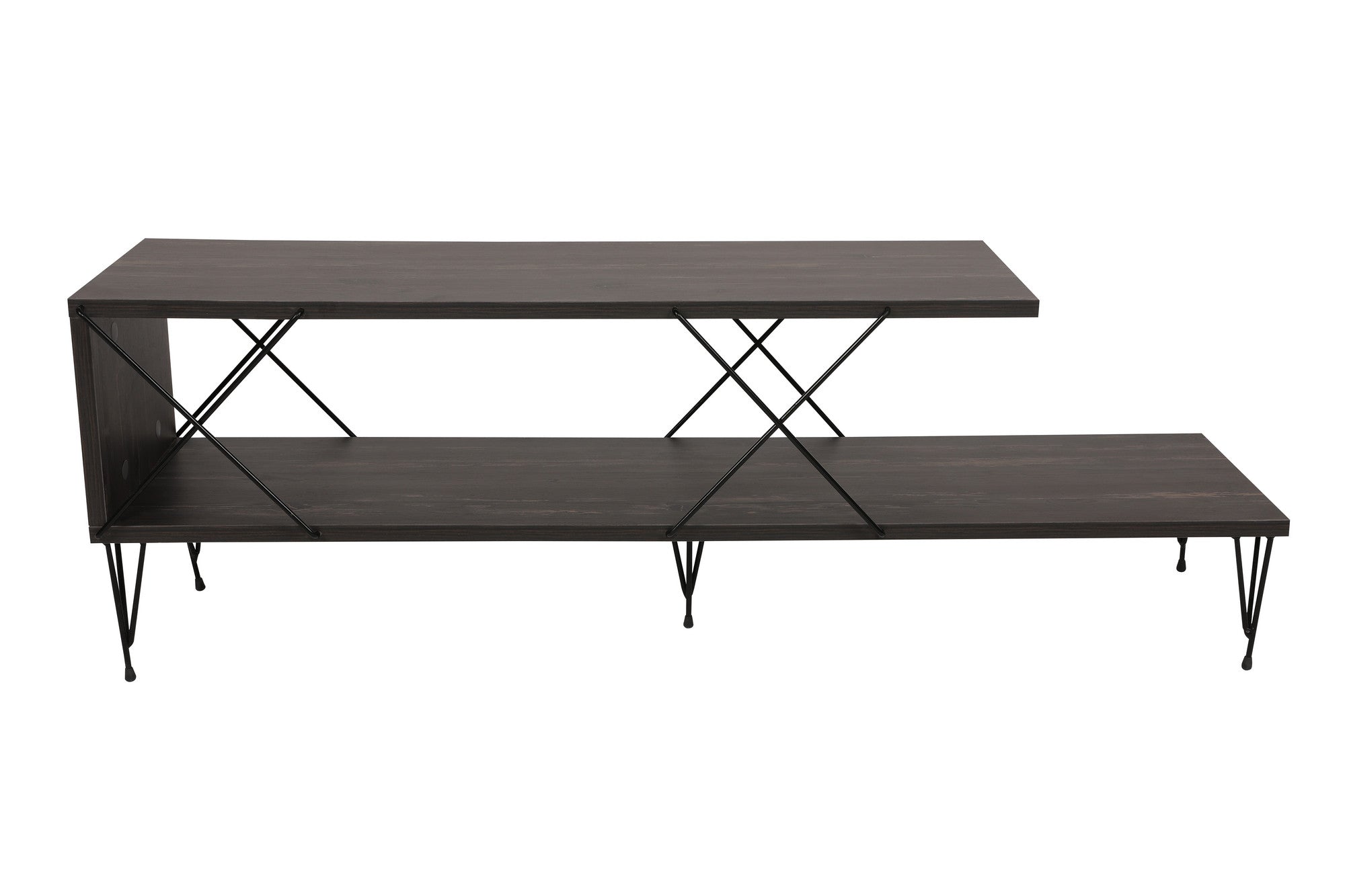 TV Stand Street - Dark Brown