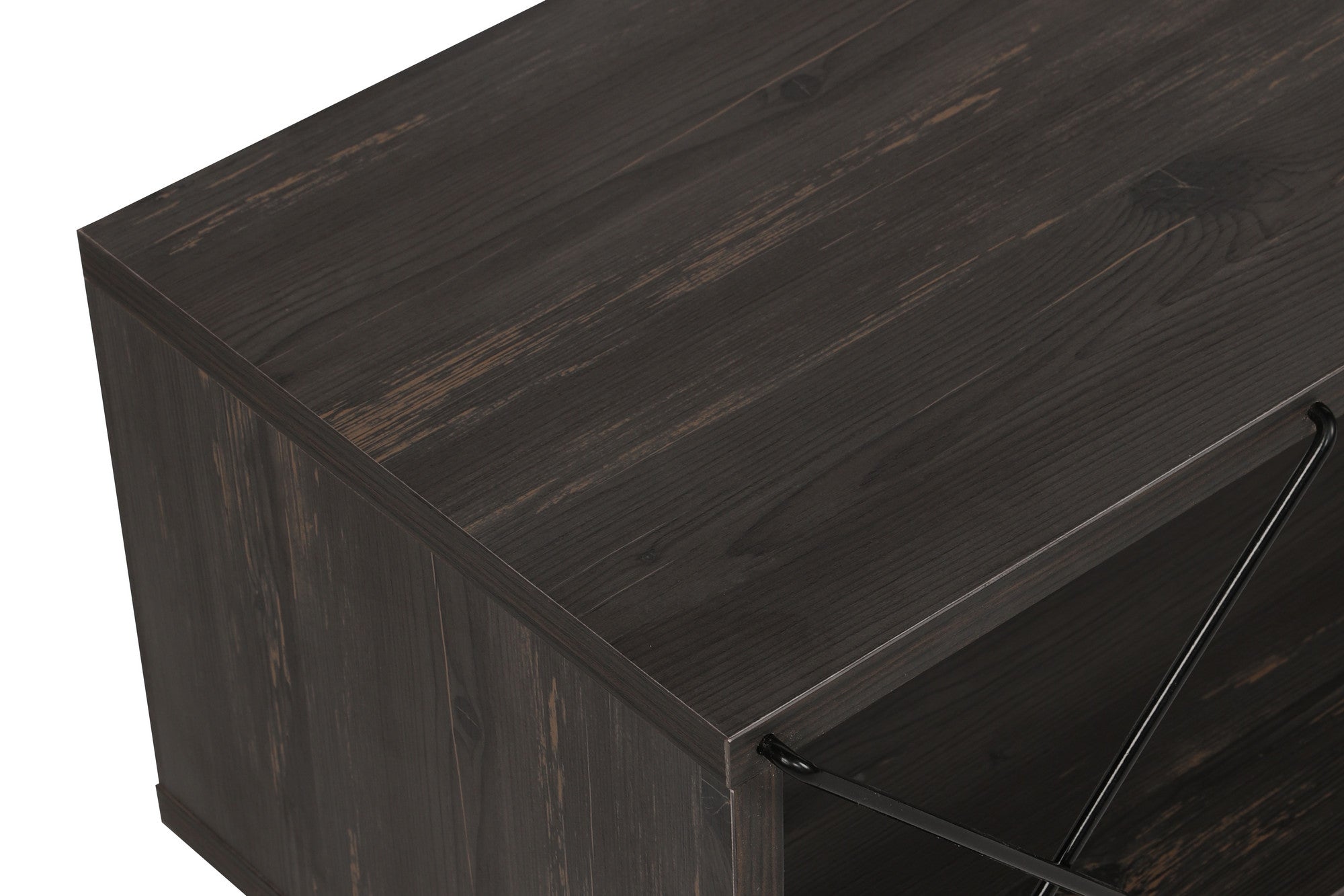 TV Stand Street - Dark Brown