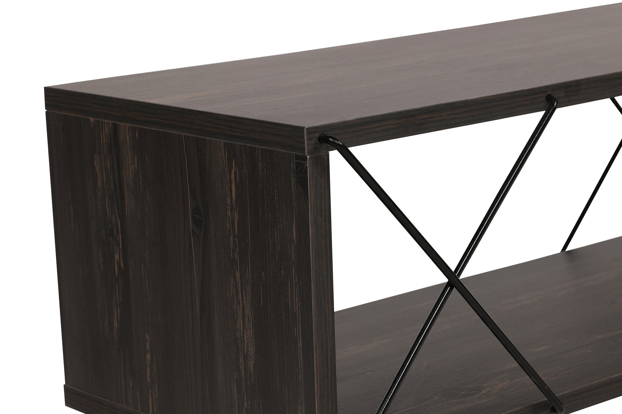 TV Stand Street - Dark Brown