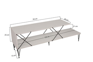 TV Stand Street - White