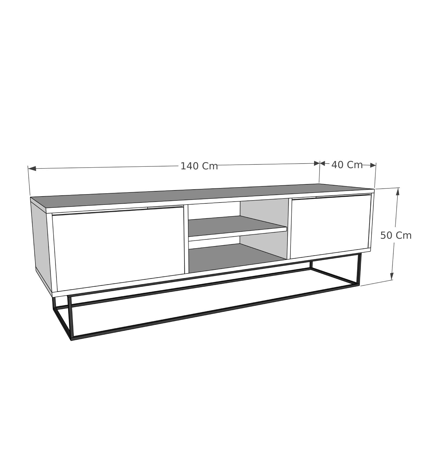 TV Stand Escape 140 - Rebab