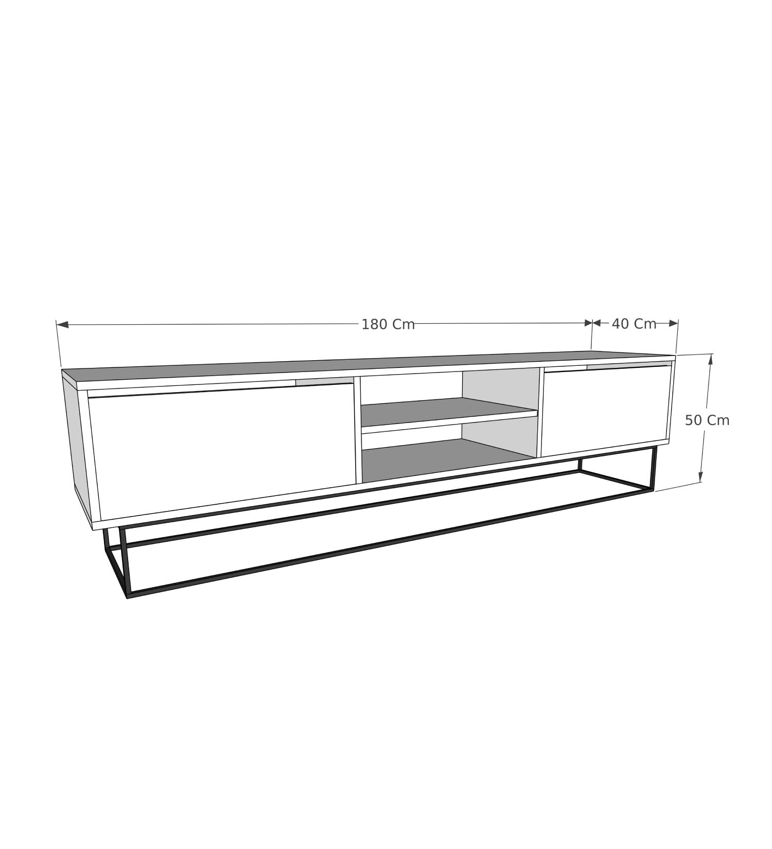 TV Stand Escape 180 - Felt