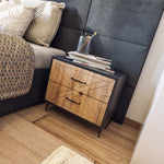 Nightstand Felicita - Anthracite Oak