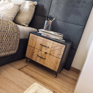 Nightstand Felicita - Anthracite Oak