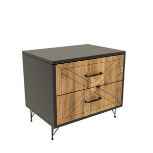 Nightstand Felicita - Anthracite Oak