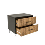 Nightstand Felicita - Anthracite Oak