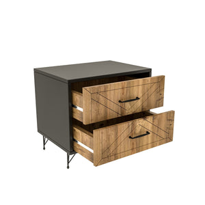 Nightstand Felicita - Anthracite Oak