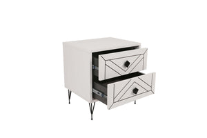 Nightstand Luna - White