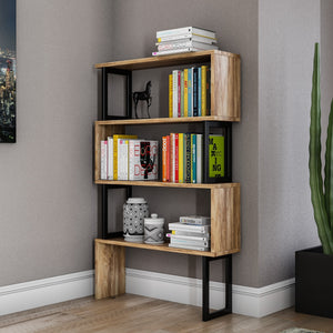 Bookshelf Ceylan - Walnut