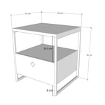 Nightstand Altunizade - Anthracite