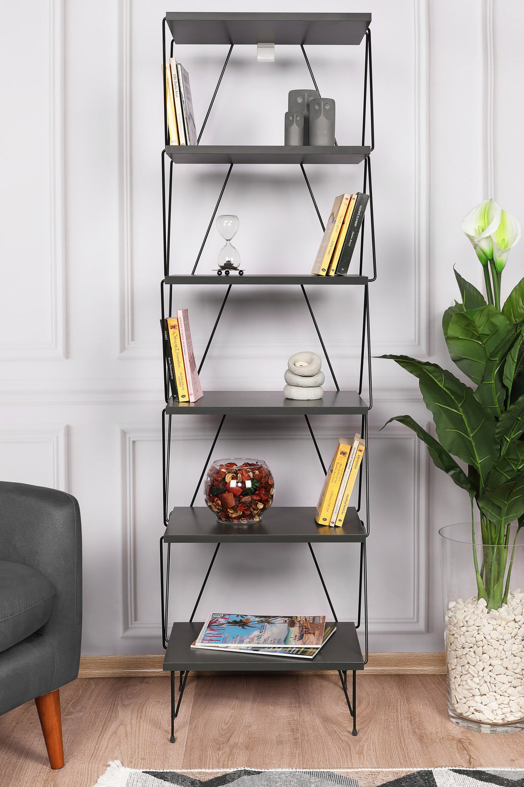 Bookshelf Balaban -  Anthracite