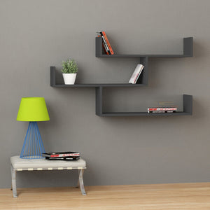 Wall Shelf Tibet - Anthracite