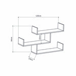 Wall Shelf Tibet - Anthracite