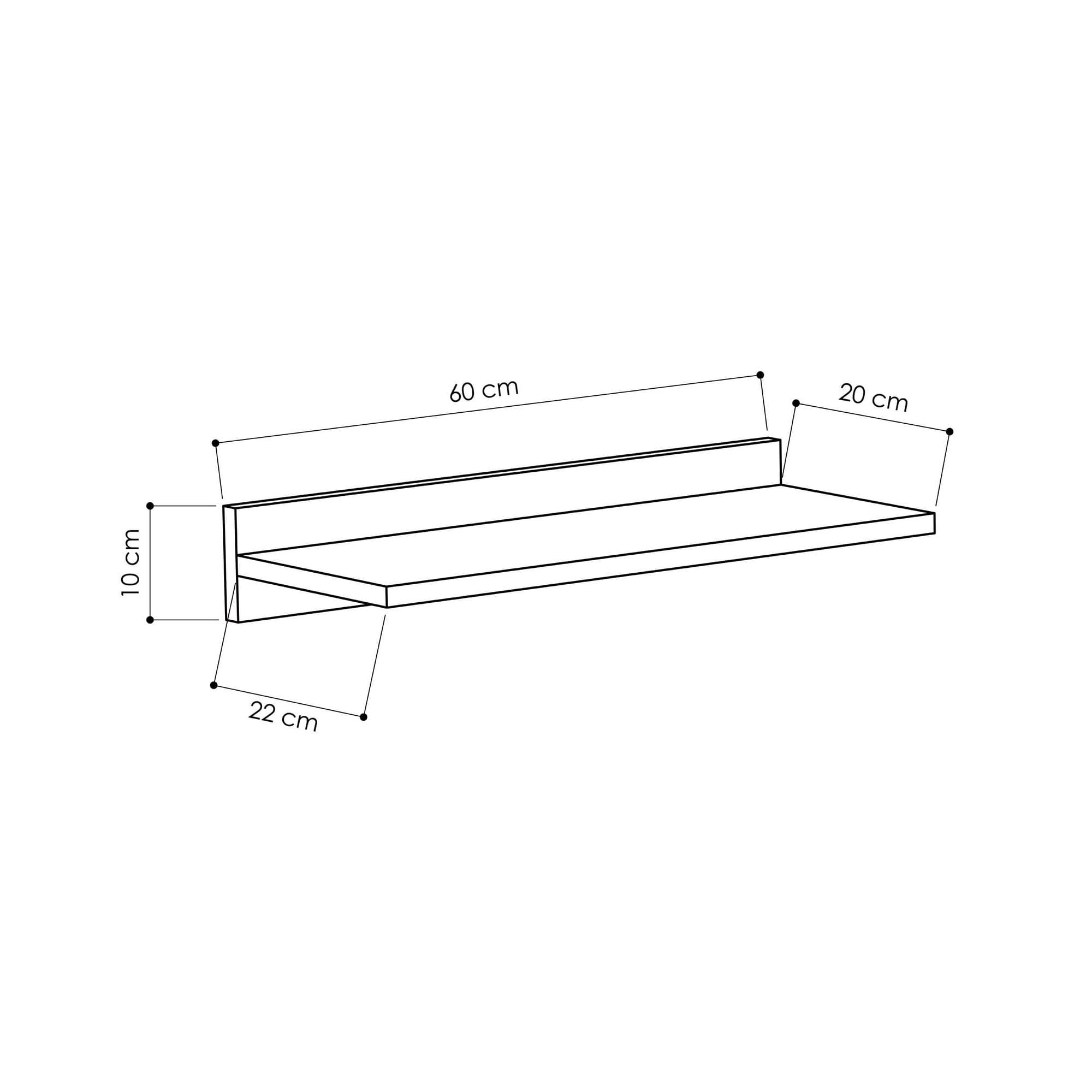 Wall Shelf Duz - White
