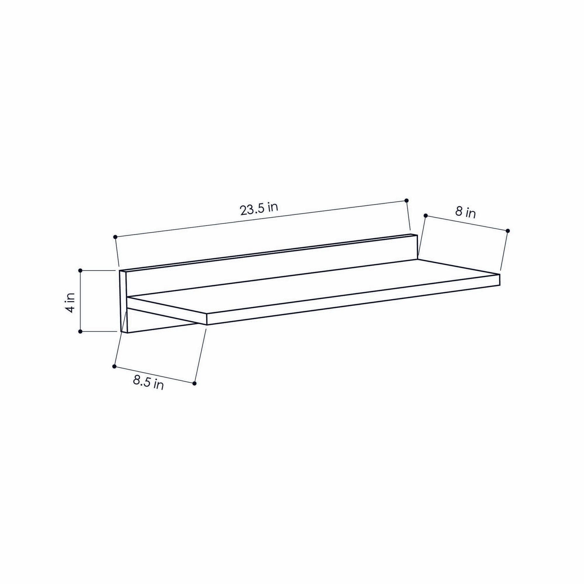 Wall Shelf Duz - Oak