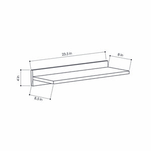 Wall Shelf Duz - Oak