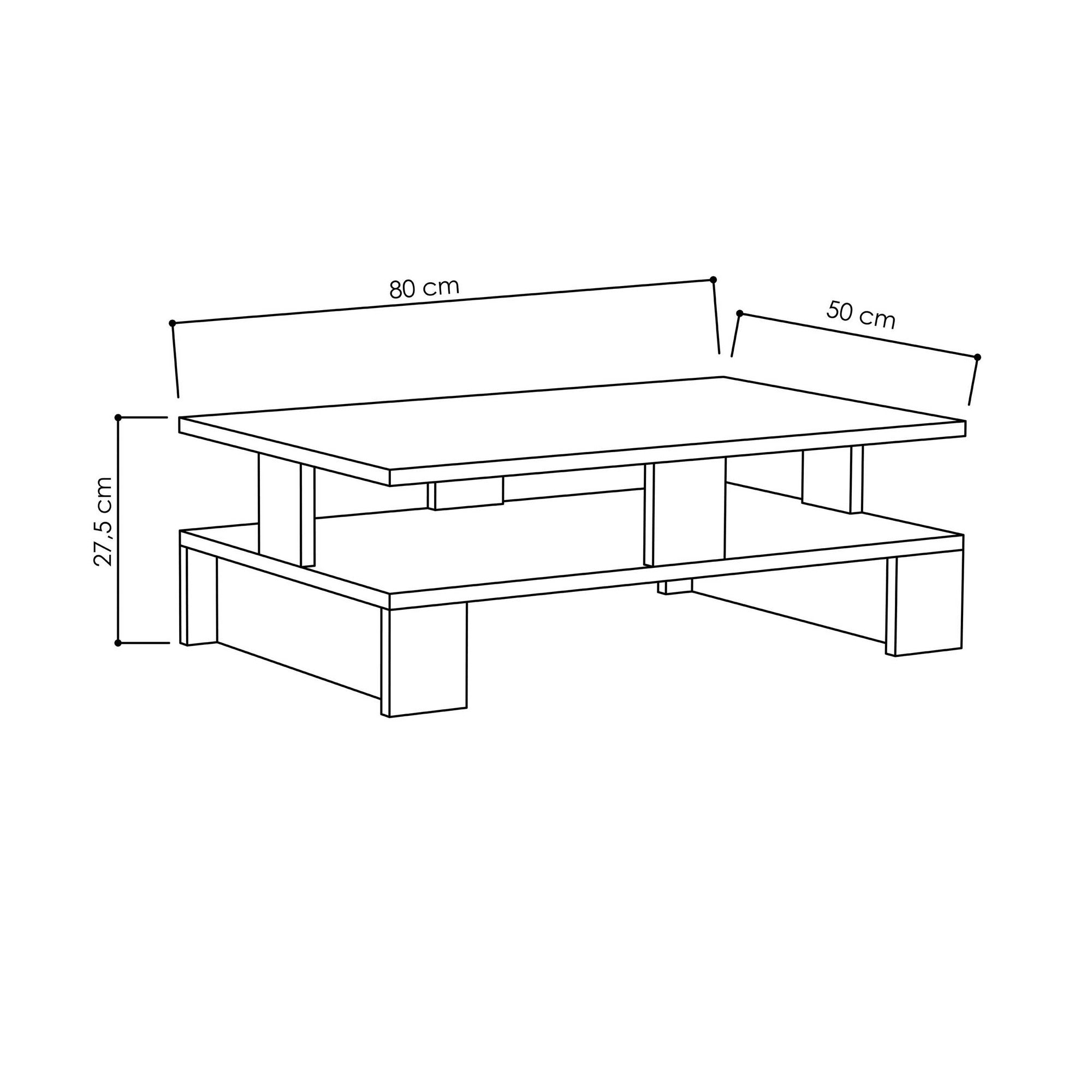 Coffee Table Mansu - Anthracite