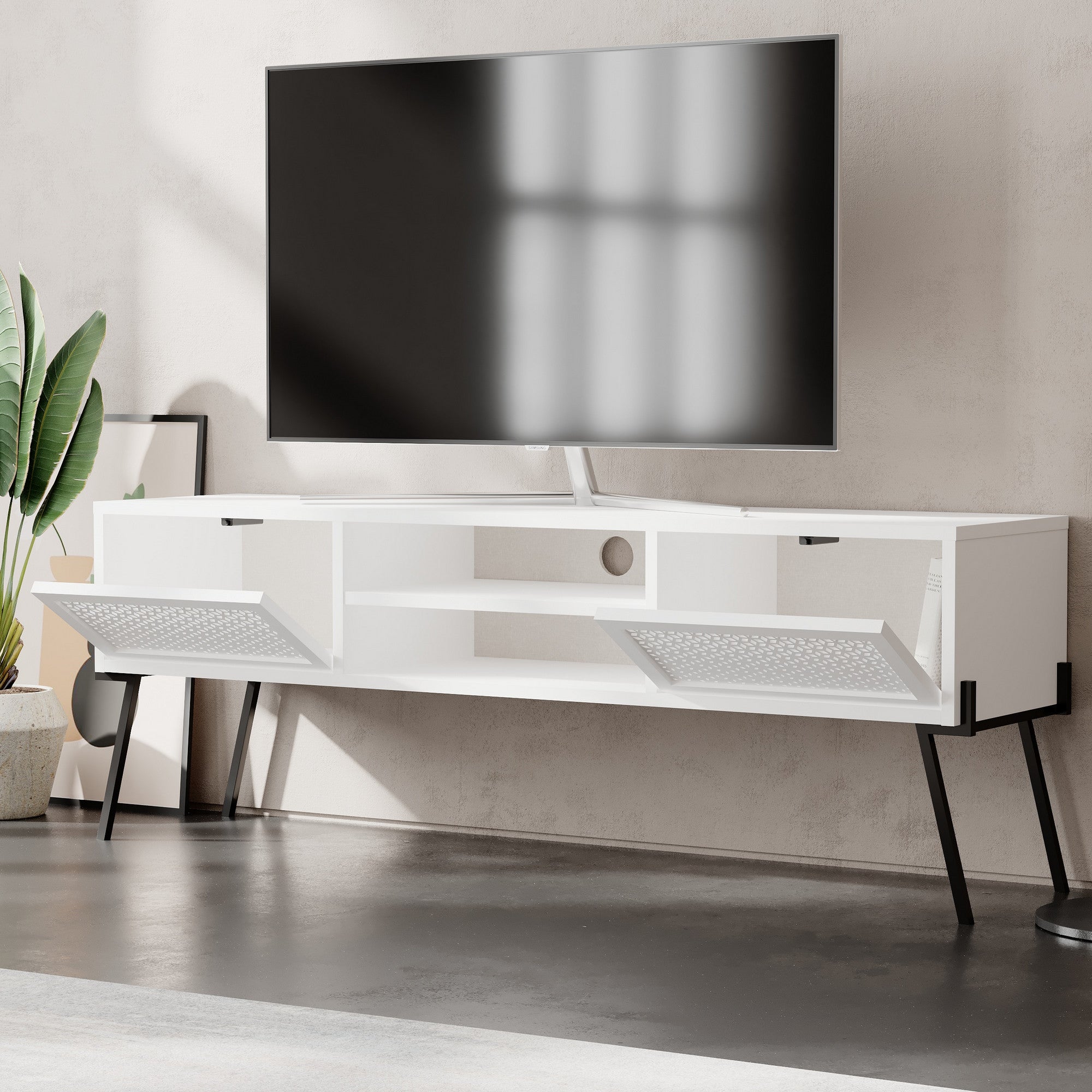 TV Stand Naive - White