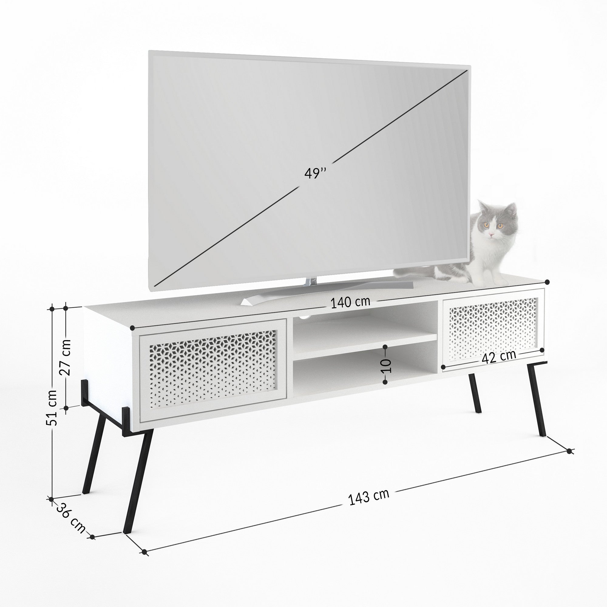 TV Stand Naive - Oak