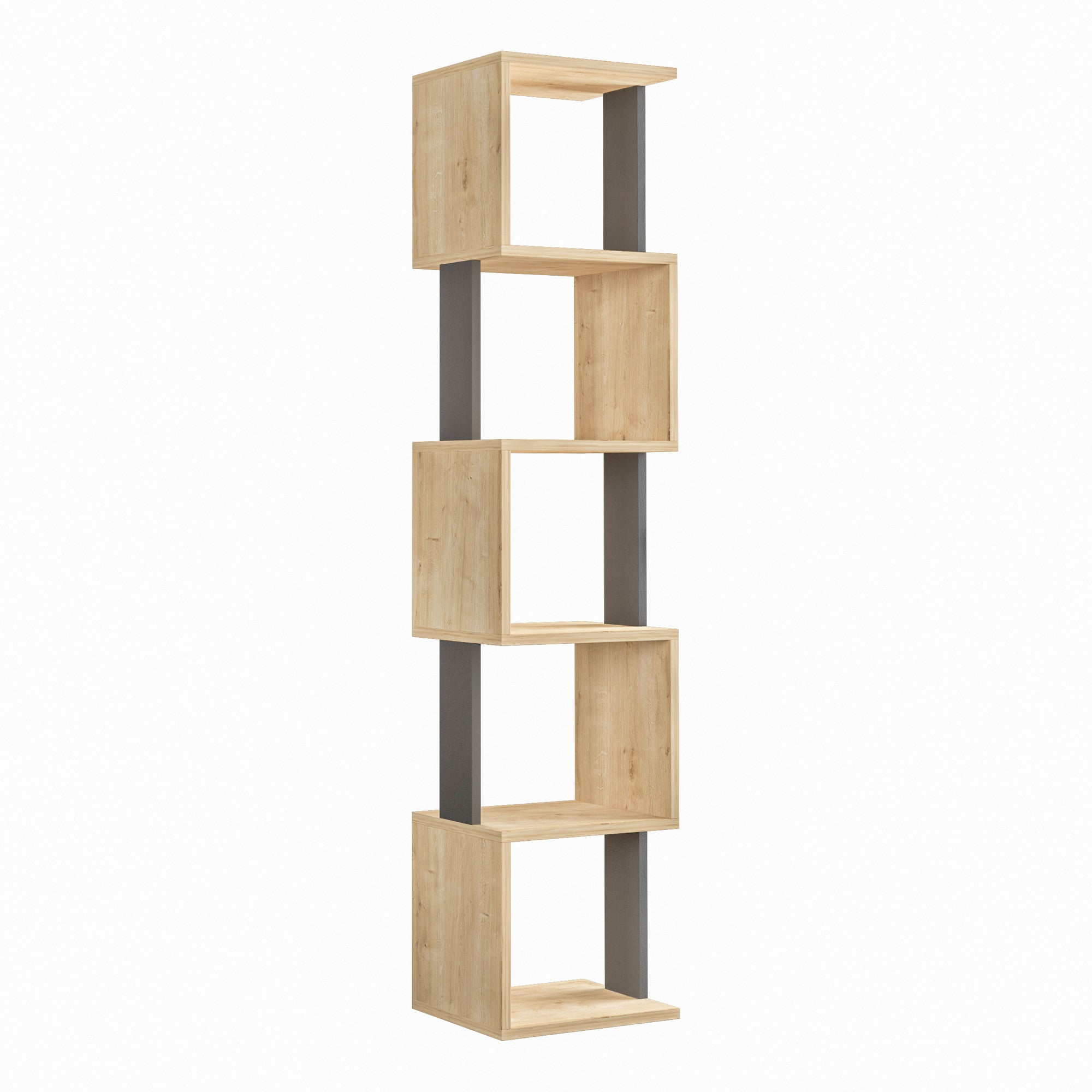 Bookshelf Piri - Sonoma Oak, Anthracite