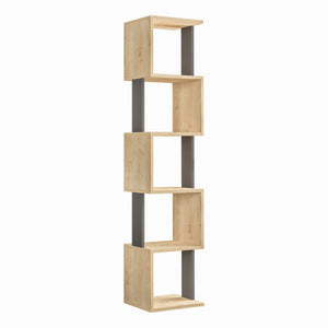 Bookshelf Piri - Sonoma Oak, Anthracite