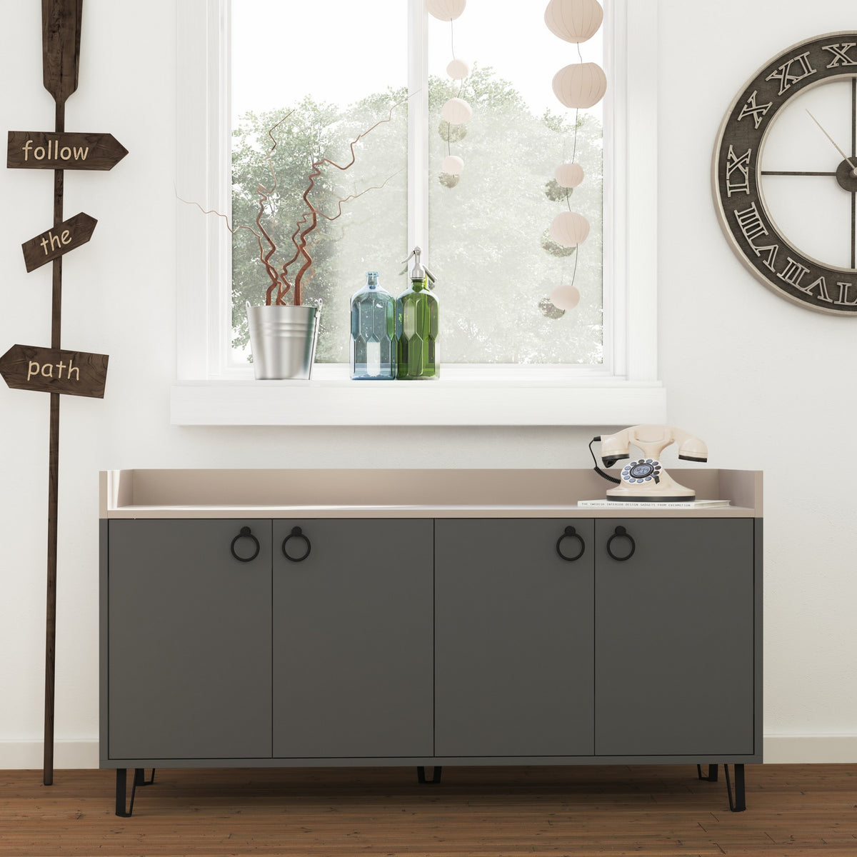 Console Table Dea - Anthracite – Figure It Out Furniture