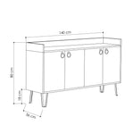 Console Table Dea - Oak