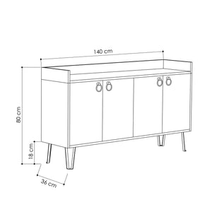 Console Table Dea - Oak