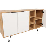 Console Table Clara Console - Oak, White