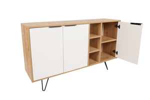 Console Table Clara Console - Oak, White