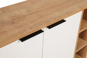 Console Table Clara Console - Oak, White