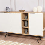 Console Table Clara Console - Oak, White